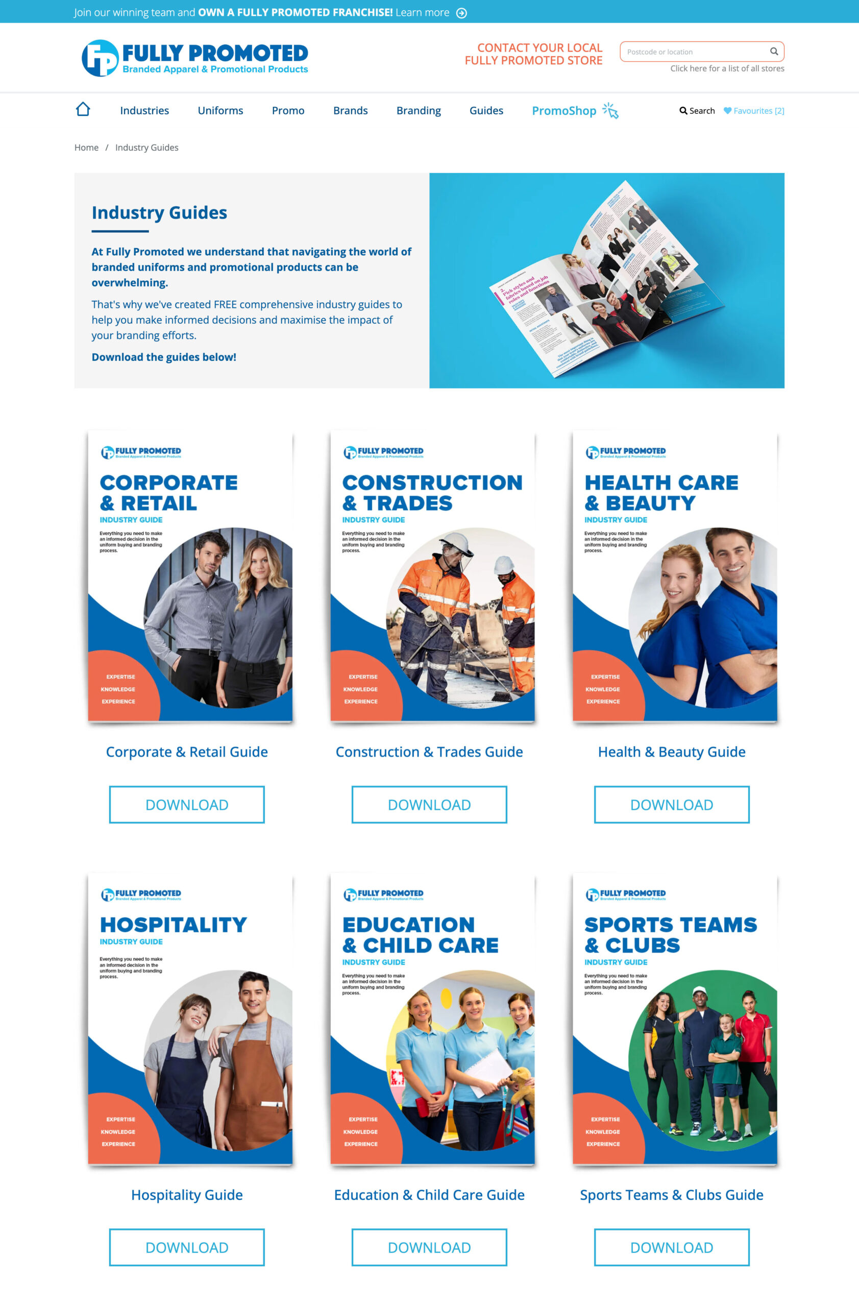 fp guides landing page